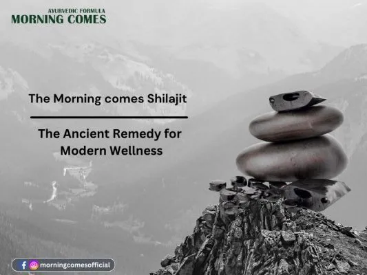 morning comes Shilajit