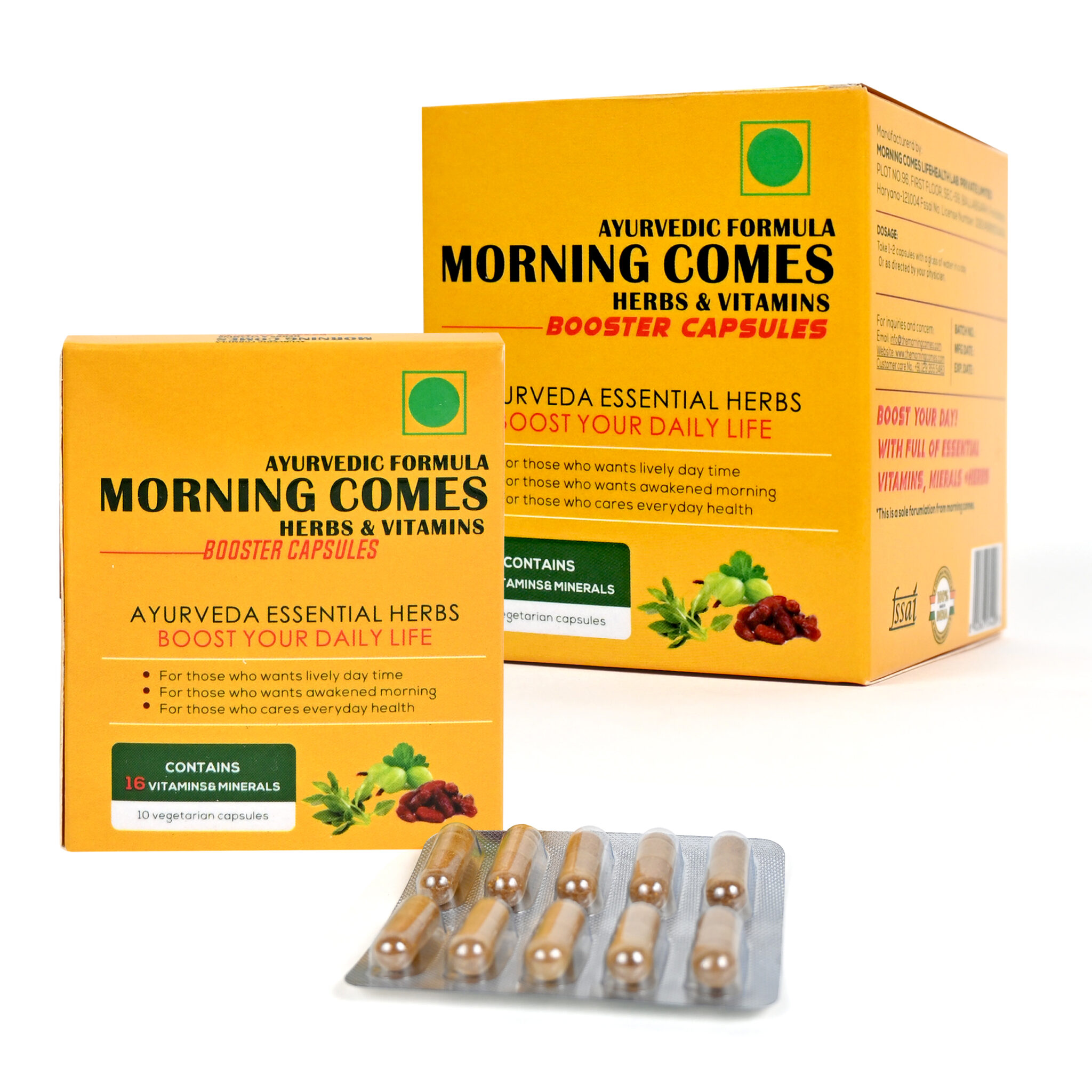 Morning Comes Herbs and Vitamins Booster Capsules