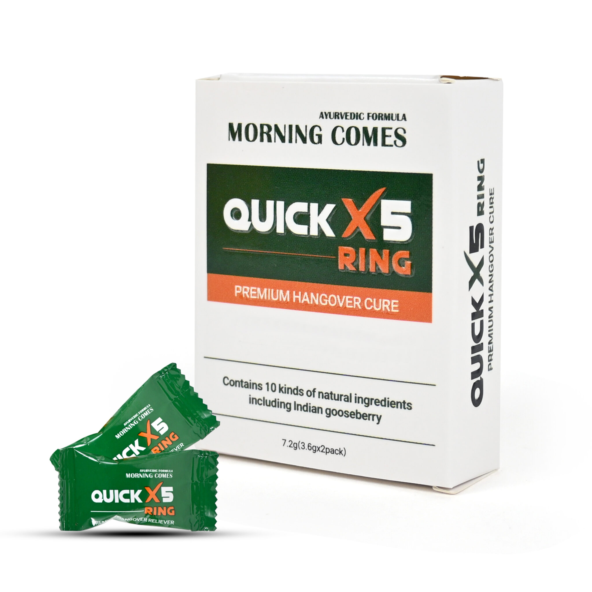 Morning Comes Quick 5X Ring- Hangover Gummies- Premium Hangover Cure