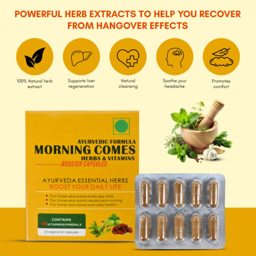 Morning Comes Herbs and Vitamins Booster Capsules