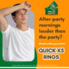 Morning Comes Quick 5X Ring- Hangover Gummies- Premium Hangover Cure